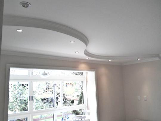 Teto com revestimento de gesso Teto com revestimento de gesso