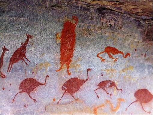 Pinturas antigas na Chapada Diamantina Norte. Foto Flickr @Chico.Ferreira Pinturas antigas na Chapada Diamantina Norte