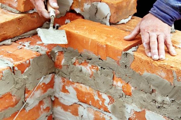 Argamassa utilizada para colagem de tijolos Argamassa utilizada para colagem de tijolos