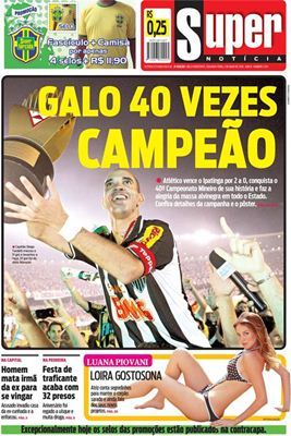 Capa do Jornal Impresso Super Notícia Capa do Jornal Impresso Super Notícia