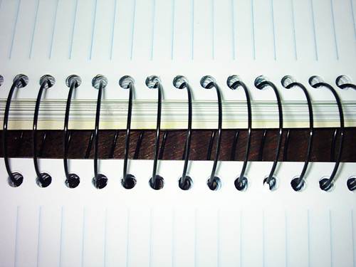 Exemplo de caderno aspiral Exemplo de caderno aspiral