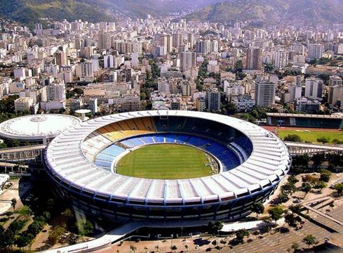 Vista aérea do Maracanã e redondezas. Foto Flickr @Arthur Boppré Vista aérea do Maracanã e redondezas