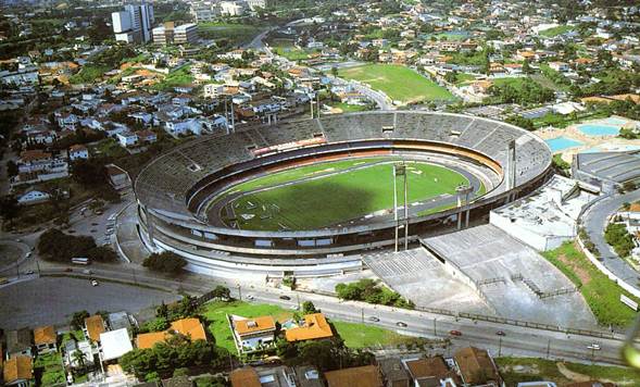 Vista do estádio Morumbi, capital paulista Vista do estádio Morumbi, capital paulista