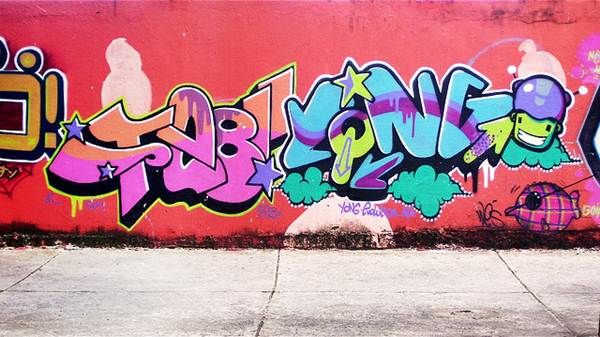 Grafite em algum muro de Cuiabá. Foto Flickr @Mateus Hidalgo Grafite em algum muro de Cuiabá