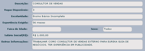 Vaga de consultor de vendas no sine consultor vendas sine