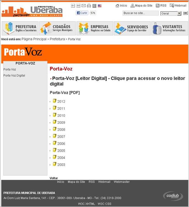 Porta Voz Uberaba Porta Voz Uberaba